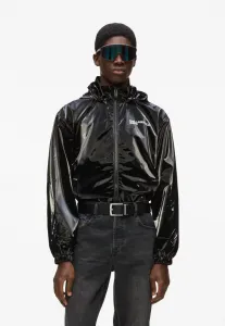 Блестящая куртка из искусственной кожи Karl Lagerfeld Jeans, Black