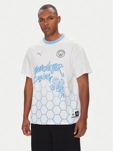 Футболка обычного кроя CWC Hoops x Man City 631695 Puma, белый
