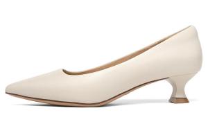 Женские туфли на высоком каблуке Senda черные/экрю