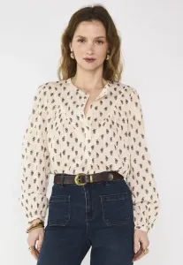 Блузка с принтом dia Maison 123, Ecru