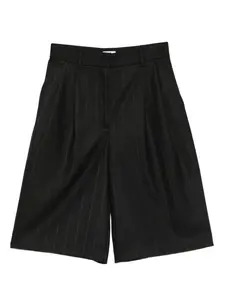 Шорты Xiana в тонкую полоску The Andamane, черный