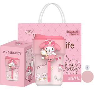 Термостакан Echos Hello Kitty KT Hello Kitty из нержавеющей стали 316, 380 мл Sanrio, My Melody Insulated Mug+Cup Mat+Shopping Bag