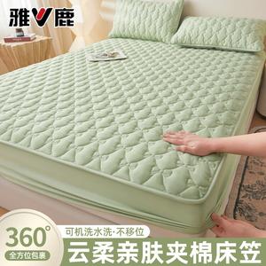 Yalu Простыня на резинке 150х200 см с подушками, стеганая, цвет Turquoise Green