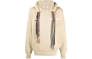 Хлопковый худи с кулиской AMBUSH, бежевый