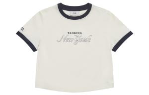 Футболка New York Yankees SS25 женская MLB, кремовый
