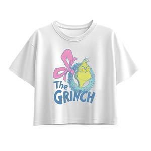 Футболка с принтом Dr Seuss для девочек 7-16 лет Grinch, White