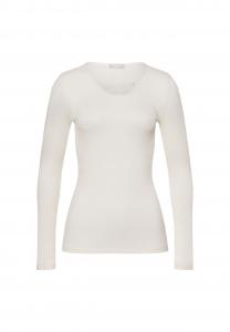 Шерстяная шелковая майка HANRO, цвет Cygne