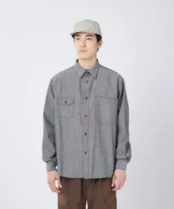 Рубашка из шамбре для работы