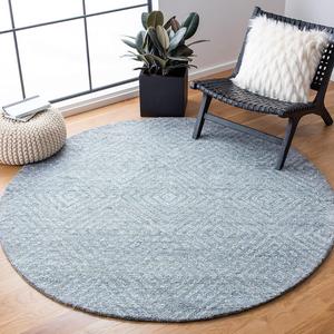 Ковер SAFAVIEH, 183 x 183 см, Abstract Collection Blue ABT146M ручной работы