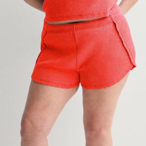 Юниорские высокие шорты с вафельной резинкой Dolphin So, цвет island melon