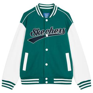 Skechers Бейсбольная куртка pale green для подростков