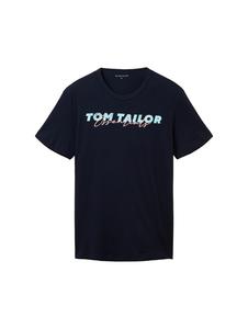 Рубашка TOM TAILOR, цвет Light blue/Dark blue
