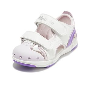 Дышащие детские ботиночки для малышей GINOBLE, белый/фиолетовый