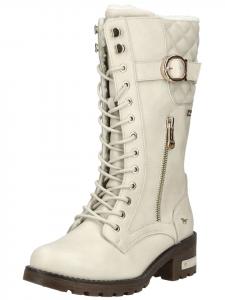 Mustang Сапоги кремового цвета