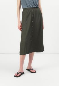 Юбка JDY JDYBIRDIE MIDI BUTTON SKIRT, Forest Night /Green