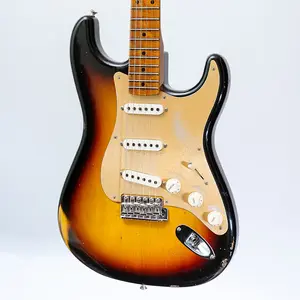Fender Custom Shop Roasted '56 Stratocaster Relic в цвете Faded Aged 2-Tone Sunburst