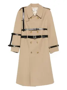 Тренч с поясом Coperni, нейтральный