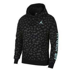 Толстовка Air Jordan Wings Fleece Hoodie 'Black', черный