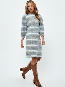 Платье в пыльно-голубую полоску minus