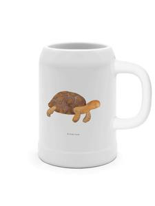 Пивная кружка-черепаха M, декоративная, без лишних слов, белого цвета Mr. & Mrs. Panda