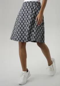 Юбка Aniston SELECTED из джерси в полоску в горошек, серый