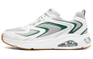 Кроссовки мужские с низким верхом белые/серые Skechers