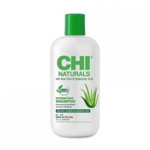 Naturals Увлажняющий шампунь с алоэ вера, 12 унций, Chi