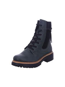 Ботильоны на шнуровке, цвет пихта/черный rieker