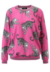 Aniston SELECTED Лонгслив в розовом цвете