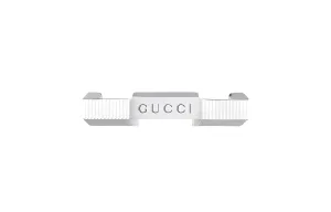 GUCCI Кольцо из белого золота 585 пробы Unisex Silver