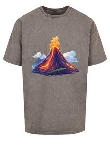 Рубашка F4NT4STIC Vulkanausbruch, пятнистый серый