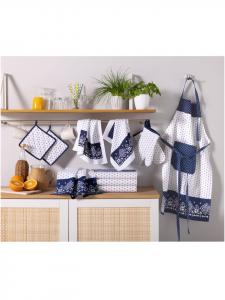 Witt Weiden Кухонные полотенца темно-синего цвета с узором