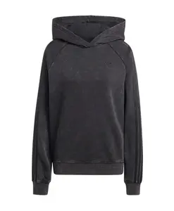 Стираная толстовка на молнии Adidas, черный