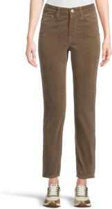 Брюки KUT from the Kloth Women's Rachael Corduroy High Rise Fab Ab Mom Regular Hem-Long in Rosemary, Rosemary