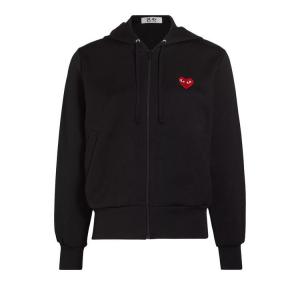 Толстовка Comme des Garçons PLAY Heart Hooded Sweatshirt, Black