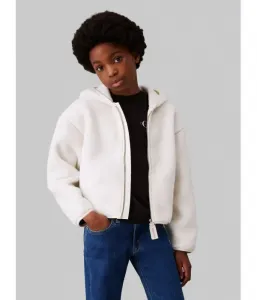 Толстовка regular fit Calvin Klein Jeans, белый