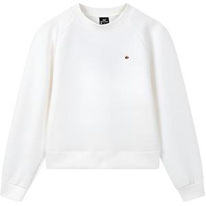 361° Свитшот Women's Feather White с круглым вырезом Moderate Regular