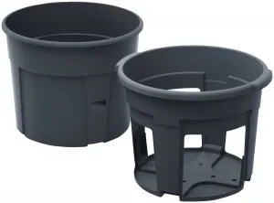 Горшок для выращивания Prosperplast "Pototo Grower", ØxH: 39,2x31,6 см, 2 части Высота: 31,6 см, цвет anthrazit