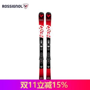 Rossignol Детские лыжи French Golden Rooster, двойная доска для мальчиков, RALJY01 (с креплениями), 100 см