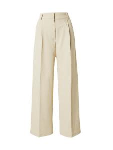 Брюки со складками спереди TOPSHOP Regular Pleat-Front Pants, песочный