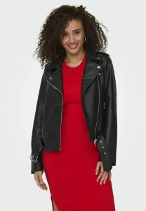 Байкерская куртка из искусственной кожи Only, Black