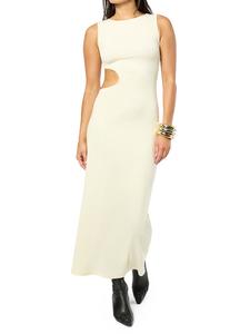 Платье макси с вырезами WeWoreWhat, слоновая кость