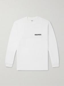 Футболка из хлопкового джерси с логотипом WACKO MARIA, белый