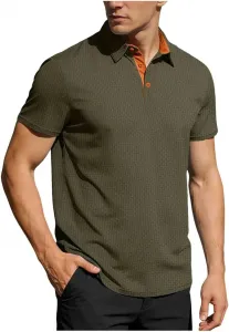 Мужская поло Casual с коротким рукавом, легкая, для гольфа и тенниса