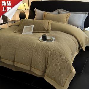 LUOLAI HOME Комплект постельного белья, 4 предмета, пододеяльник 200x230 см