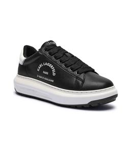 Кожаные кеды капри lug maison Karl Lagerfeld, черный