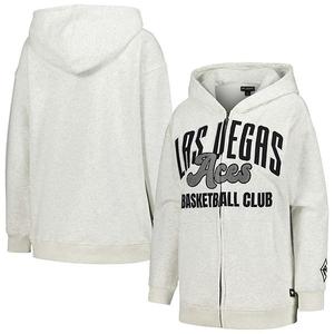 Женская худи на молнии heather gray las vegas aces washed The Wild Collective