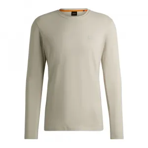 Лонгслив BOSS Tacks, бежевый