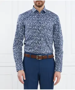 Рубашка Кенно Slim fit Hugo, синий