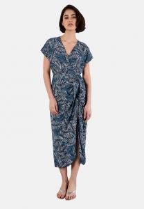 Повседневное платье BATIK LEAF Apricot, синий